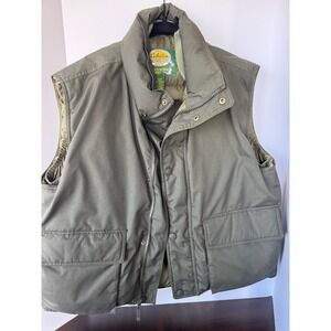 Cabela's Men's XL Tall Goose Down Puffer Vest - Warm, Gray, Casual Hunting